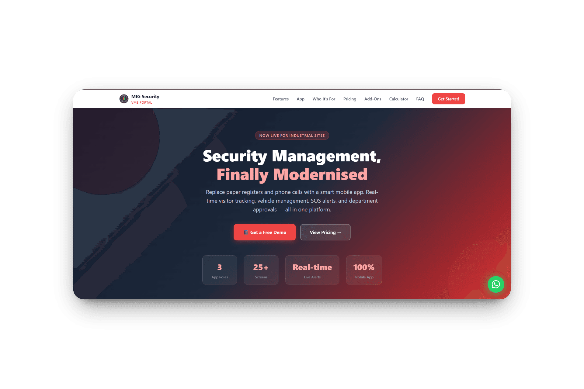 MIG Security screenshot